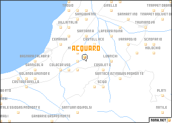 map of Acquaro