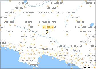 map of Acqua