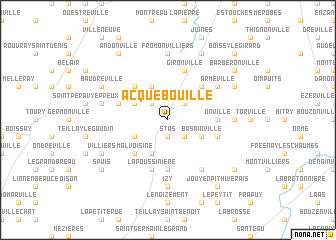 map of Acquebouille