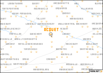 map of Acquet