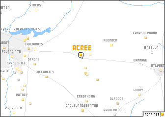 map of Acree