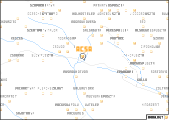 map of Acsa