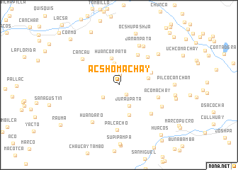 map of Acshomachay