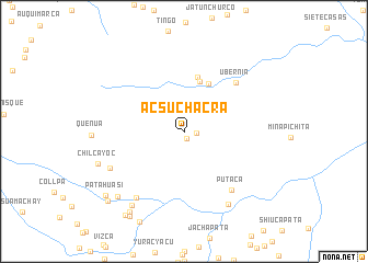 map of Acsuchacra