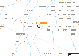 map of Acteopan