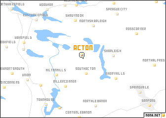 map of Acton