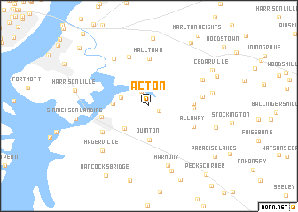 map of Acton