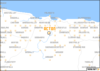map of Acton