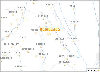 map of (( Acui de Jos ))