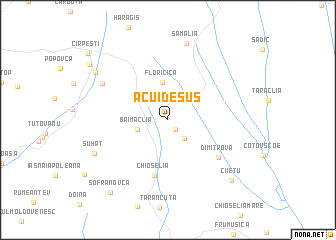 map of (( Acui de Sus ))