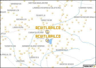 map of Acuitlapilco