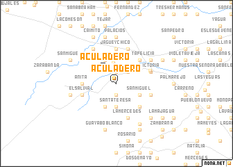 map of Aculadero