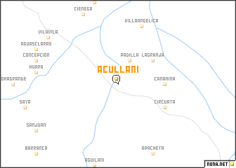 map of Acullani