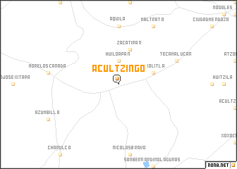 map of Acultzingo