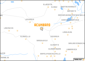 map of Acúmbaro