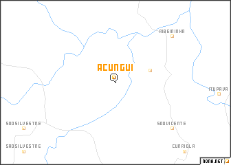 map of Açungui