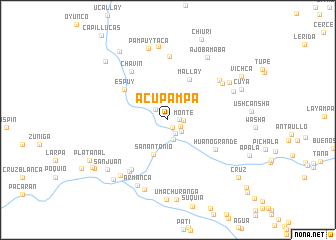 map of Acupampa