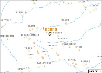 map of Acupo