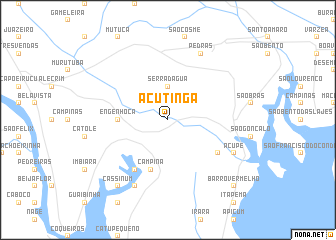 map of Acutinga