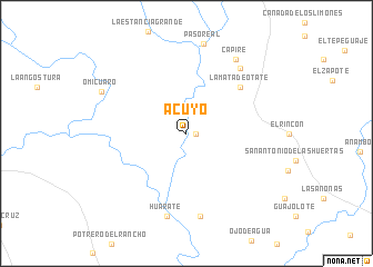 map of Acuyo