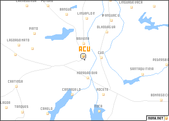 map of Açu