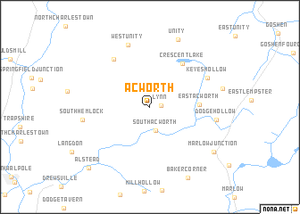 map of Acworth