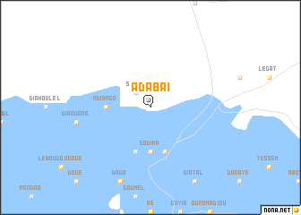 map of Adabaï