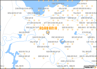 map of Ādābāria