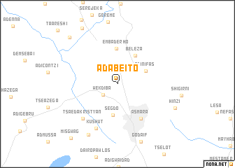 map of Ad Abeito