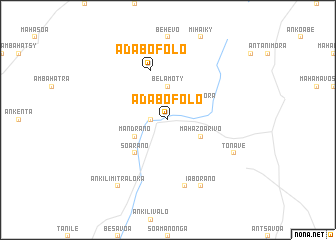 map of Adabofolo