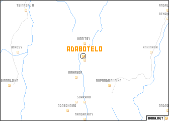 map of Adabotelo