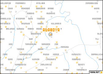 map of Adaboya