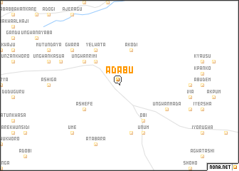 map of Adabu