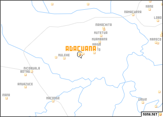 map of Adacuana