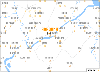 map of Adadama