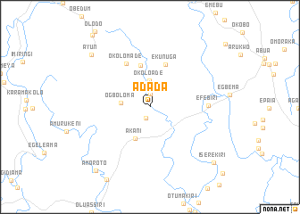 map of Adada