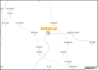 map of Adadeju