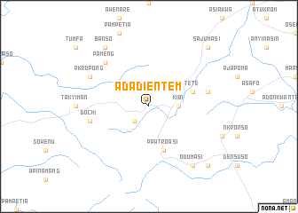 map of Adadientem