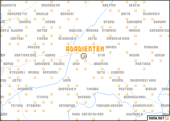 map of Adadientem