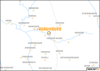 map of Adadikouro