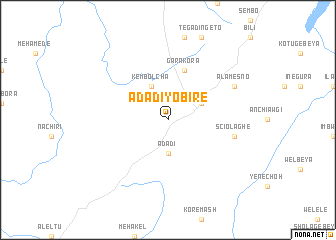 map of Ādadīyo Bīre