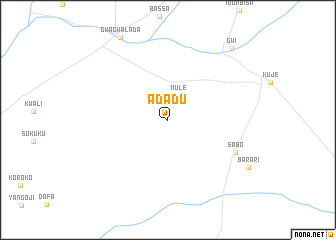 map of Adadu