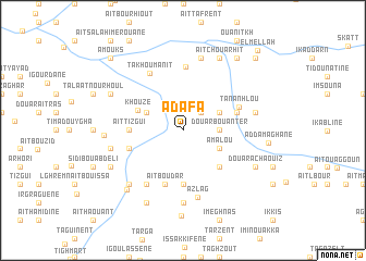 map of Adafa