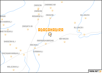 map of Adaga Hadira