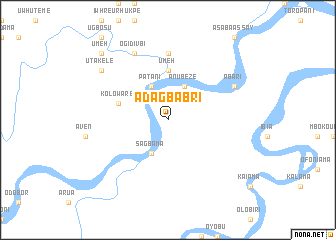 map of Adagbabri