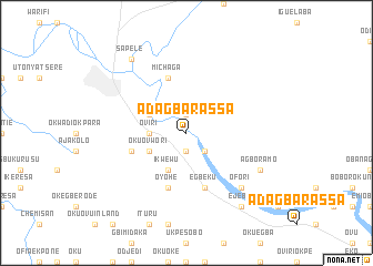 map of Adagbarassa