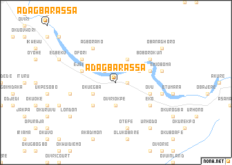 map of Adagbarassa
