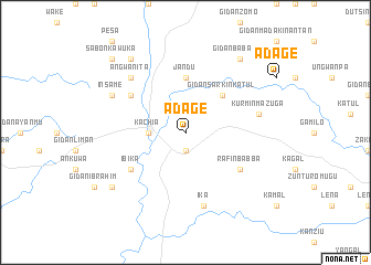 map of Adage