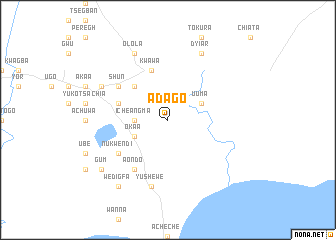 map of Adago