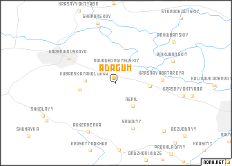 map of Adagum